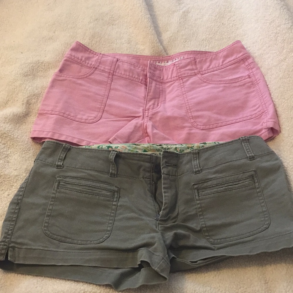 Aeropastale and American Eagle shorts.